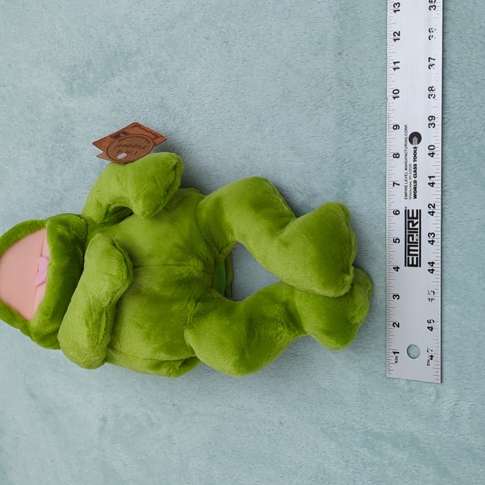 Applause Lou Rankin Herbert frog full body puppet plush new with tags - Picture 9 of 11